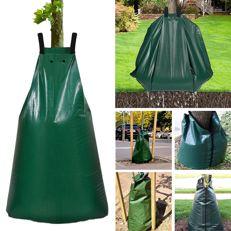 PVC 20-Gallon Reusable Tree Watering Bag Irrigation Accessories Slow Release Irrigation Drip System for Lawn & Garden Care