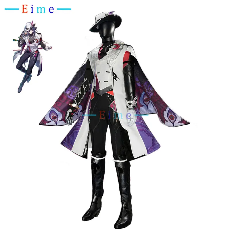 

Game Honkai Star Rail Ashreil Cosplay Costume Men Outfits Fancy Party Suit Halloween Carnival Uniform Anime Clothing Custom Made