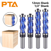 12MM 12.7MM Shank Carbide Spiral Trimming Bit Flush Trim Router Bit Woodworking Milling Cutter for Wood Carbide Cutter Face Mill