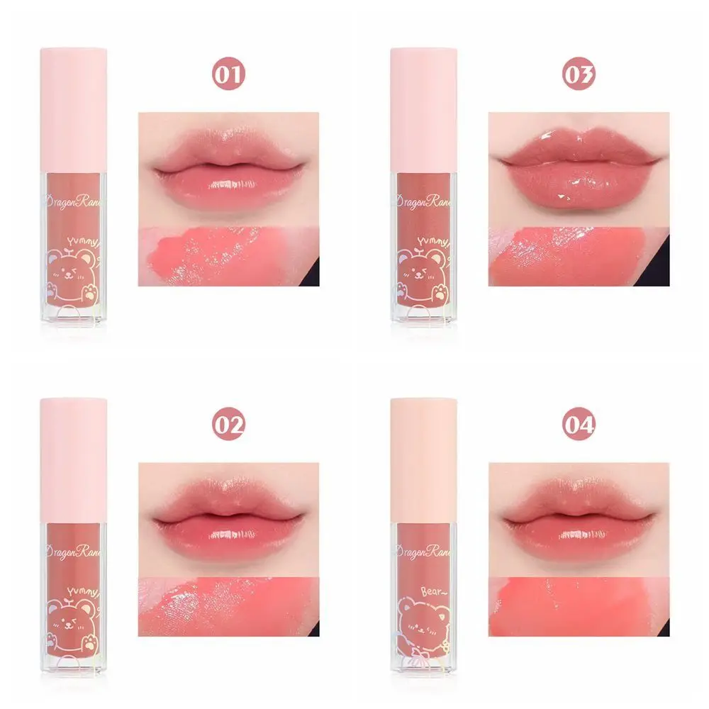 

New Waterproof Mirror Lip Gloss Smooth Moisturizing Lip Glaze Non-stick Cup Long Lasting Lip Tint