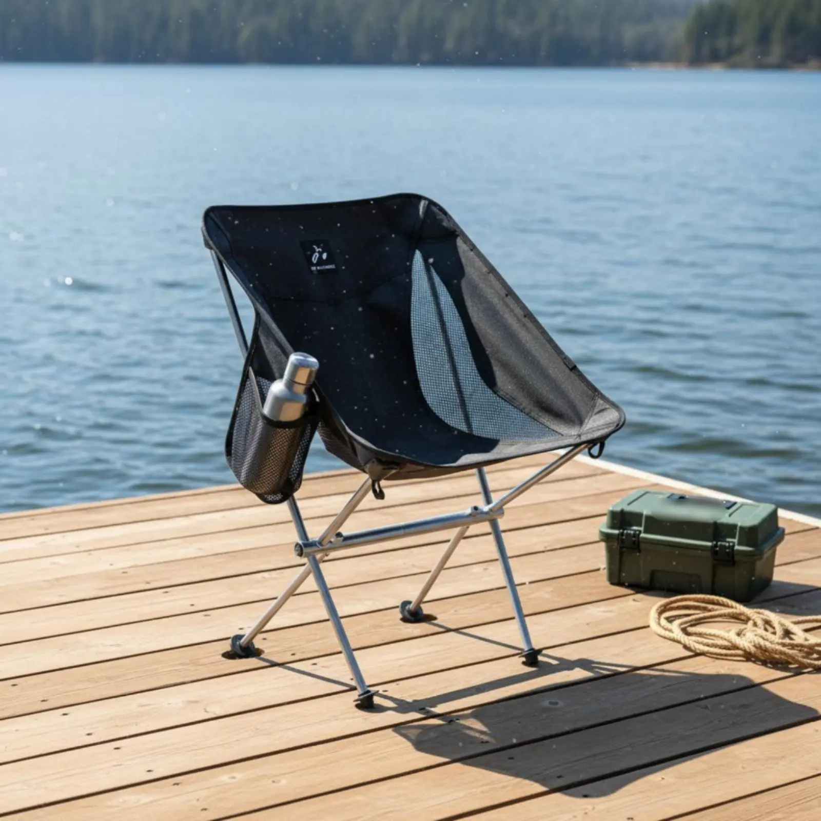 

Moon Chair Lightweight Portable Camping Chair Foldable Compact for Travel
