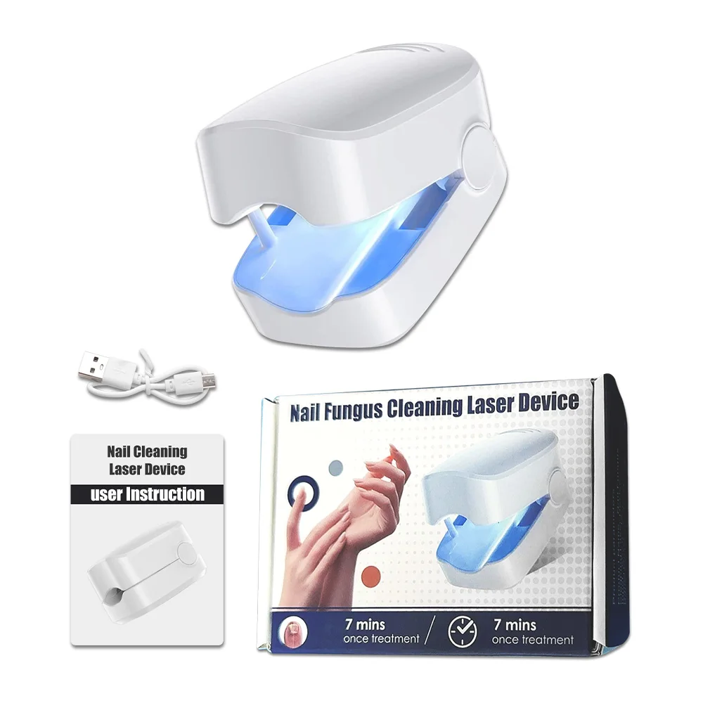 Fungal Nail Laser Device Nails Fungus Treatment Repair Onychomycosis Cleaning Toenail Fingernail Removes Foot Care Device