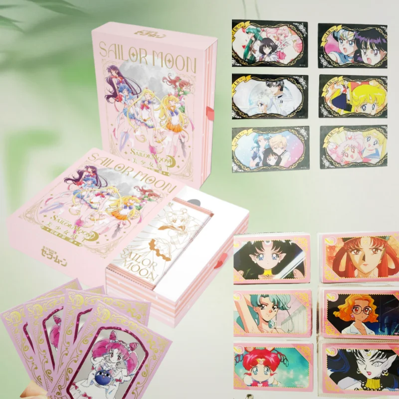 

Moon Collection Cards Classic Magical Girl Anime Tsukino Usagi Kino Makoto Creative Comic Character Bookmark Cards Children Gift