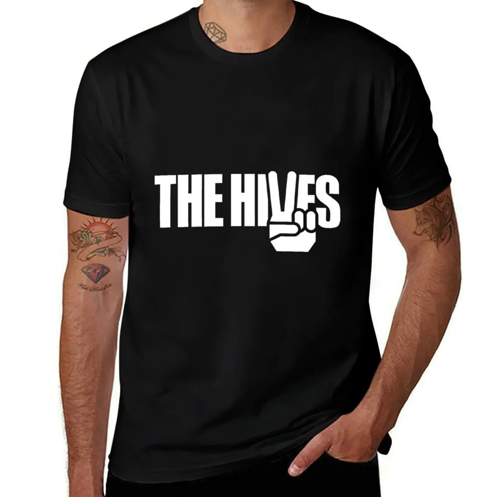 

The Hives T-Shirt affliction shirts blacks cotton man t-shirts custom t shirt mens graphic t-shirts