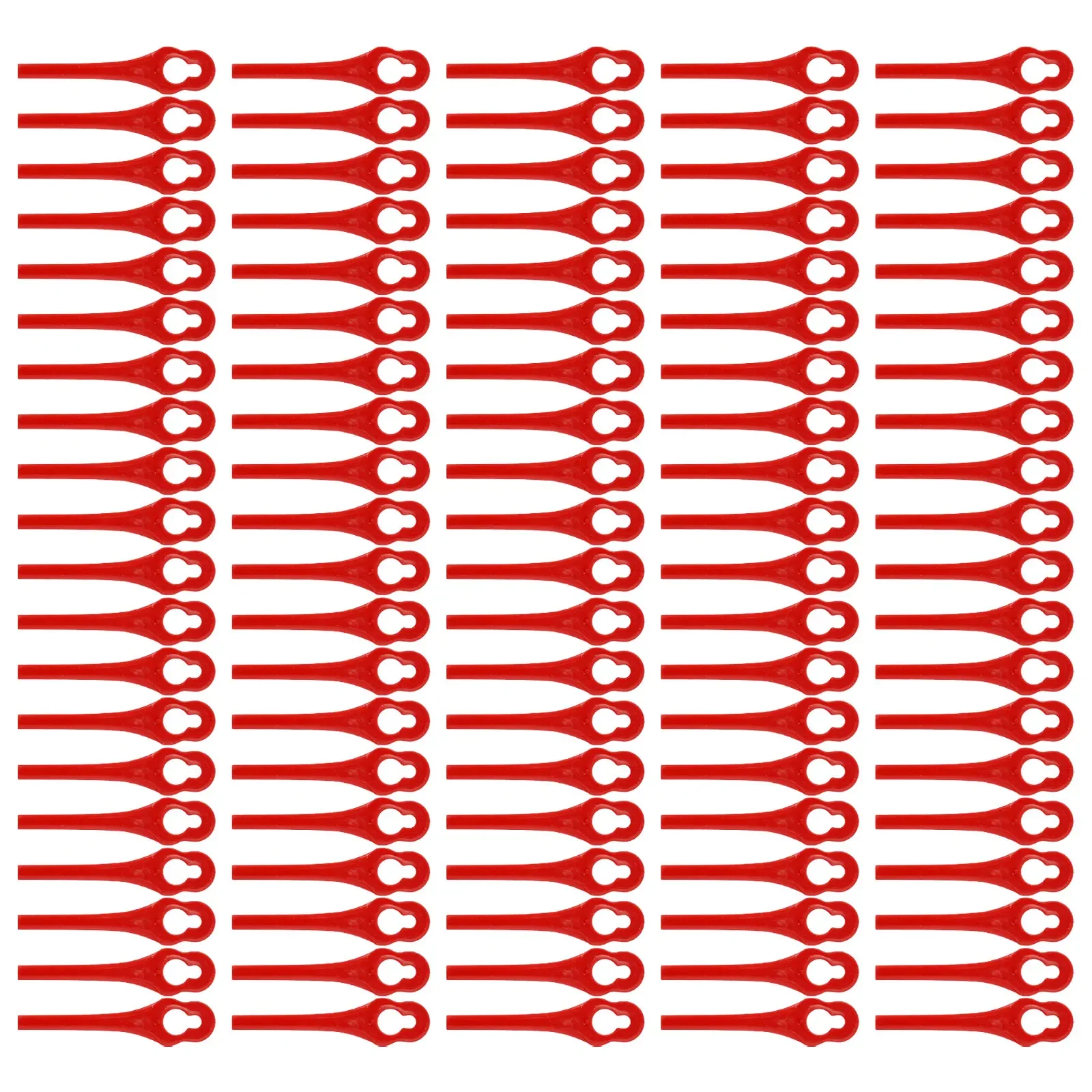 Voor Terratek Plastic Messen Vervanging Reservemessen TTCGT18 100 stks Draadloze Grastrimmer Tuin Gereedschap Voor Terratek