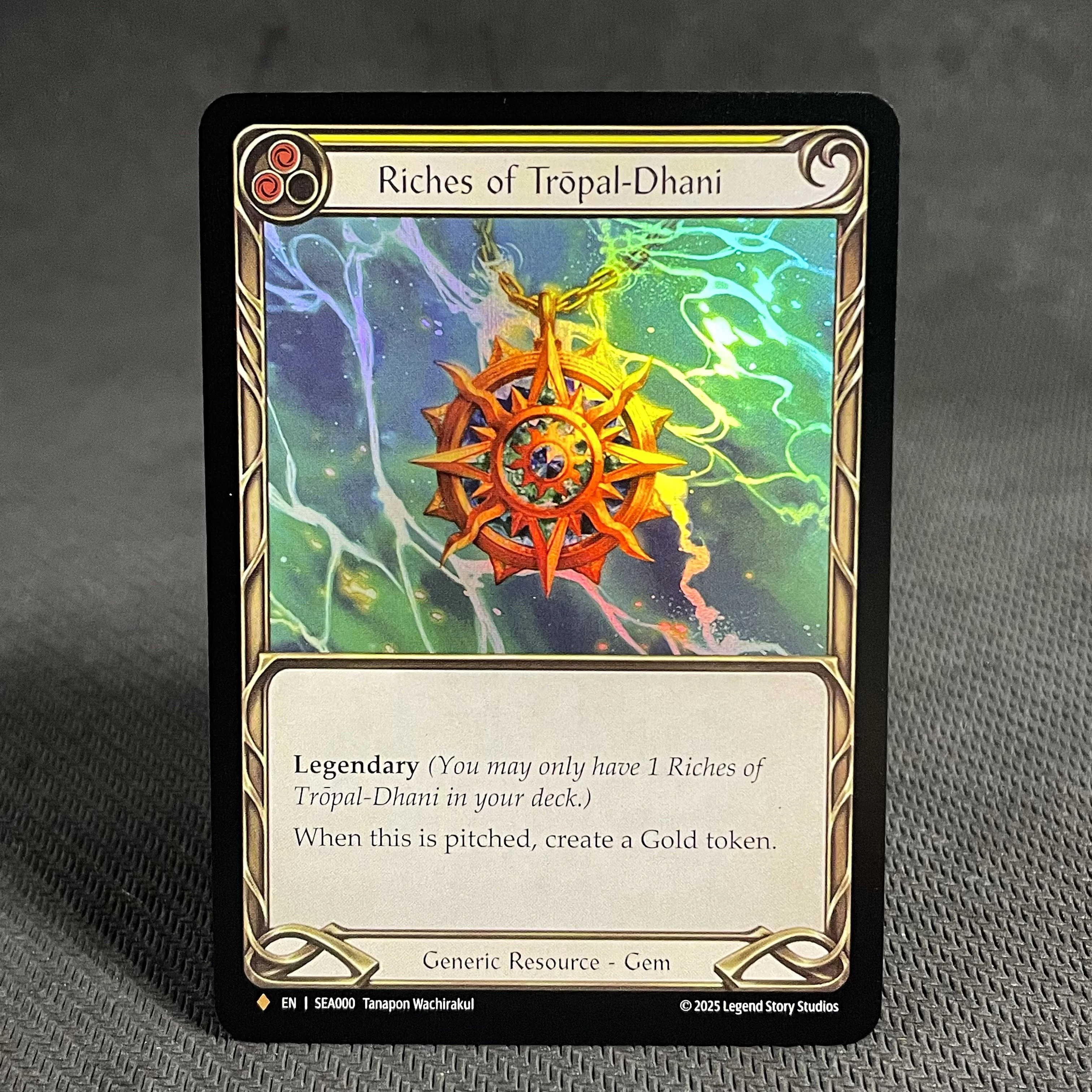 PROXY Flesh and Blood Card Master Cog Flick Knives Riches of