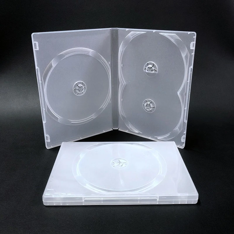 High Quality Plastic CD Game Case Cover Protective Box For PS2 PS3 Game Disk Holder CD DVD Discs Storage Box DIY Accessories