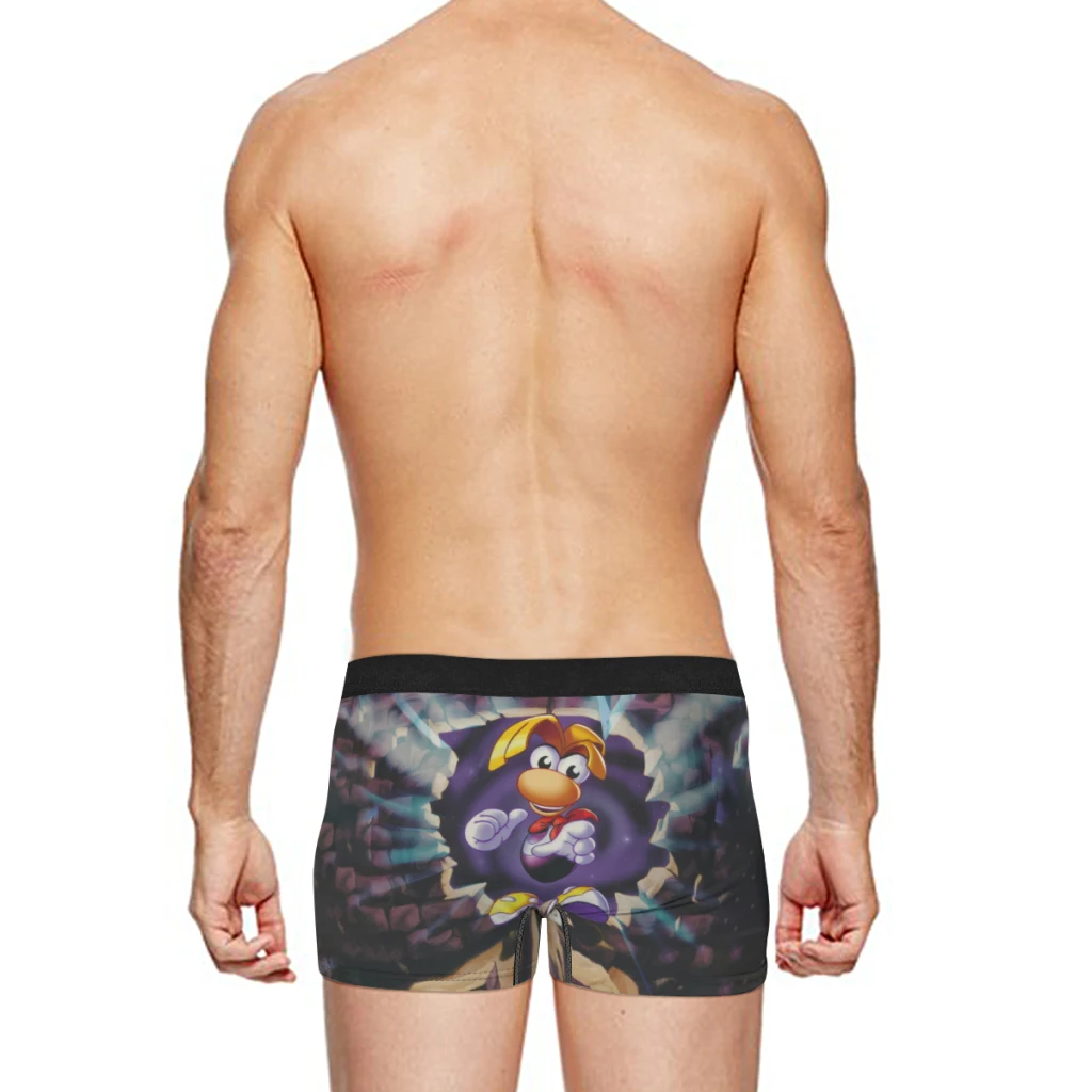 Cartoon-Rayman-Legends-Adventures-Game-Print Boxer Men's Panties Underpants Male  Breathable Man Boxershorts Underwear For Men