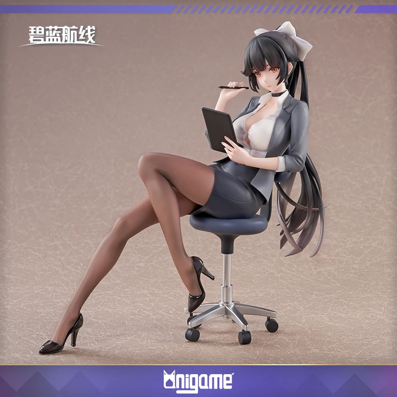 새로운 18.2cm 아즈르 레인 타카오 버전 소녀 1/6 피규어 액션 애니메이션 피규어 모델 게임 스태츄 성인 수집용 인형 장난감 소년 선물 재고