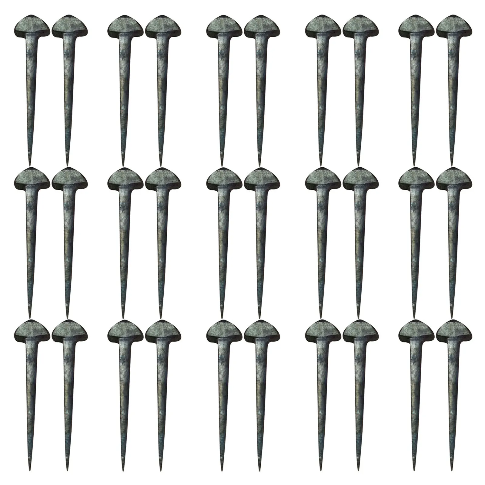 50 قطعة مسامير حدوة الحصان استبدال دائم لأحذية الحصان المدمجة المهنية حافر الأظافر المحمولة حدوة الحصان أداة الحصان