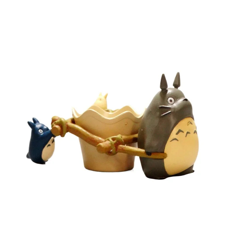Figurka Totoro PVC Model Anime Dekoracja na Tort Ozdoba Plastikowa