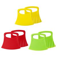 2pcs PP Potato Chip Slicer Dough Vegetable Fruit Crinkle Wavy Kitchen Knife Cutter Chopper French Fry Maker Tools Gadget