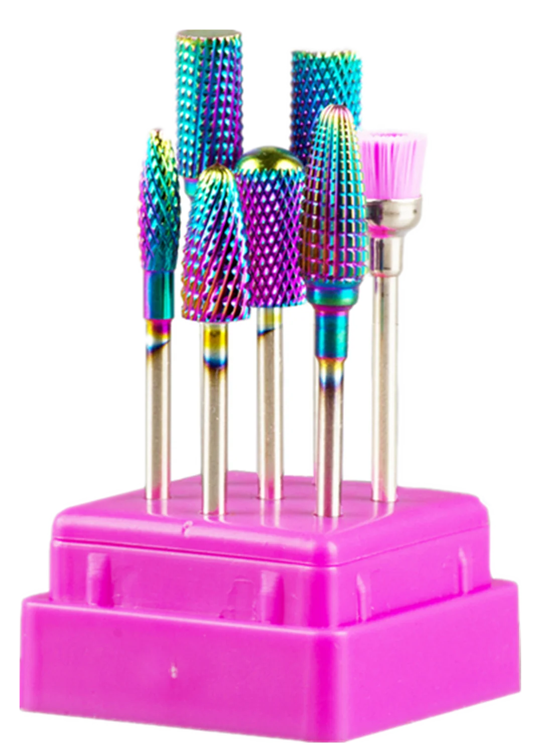 ชุดดอกกัดเล็บทังสเตนสตีล 7 ชิ้น สำหรับเครื่องเจียรเล็บไฟฟ้า ดอกเซรามิก อุปกรณ์ทำเล็บเท้า รุ่น 2030