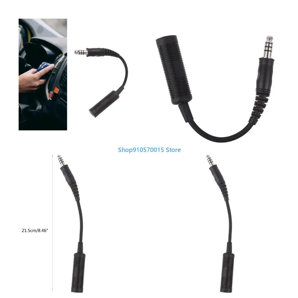 B95C Lightweight & Durable Universal to Civilian Wiring Adapter ABS Converter Perfect for Communication Accessories