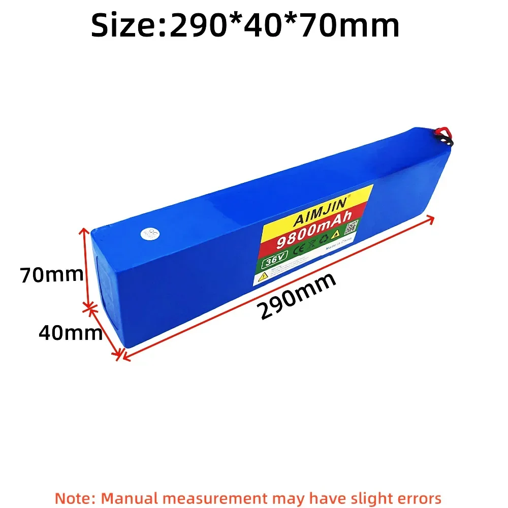 36V 9800mah újratölthető Lítium 18650 10S3P Üteg Csomagol 1000W áram modified Bicikli Roller Elektromos Jármű vel BMS