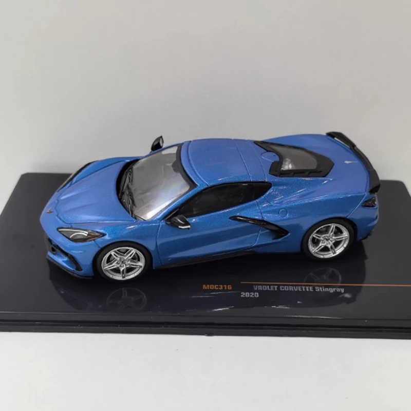 

IXO 1:43 масштаб Corvette 2020, имитация сплава, модель автомобиля, статическая коллекция, украшенные праздничные подарки, игрушки, сувенирный подарок