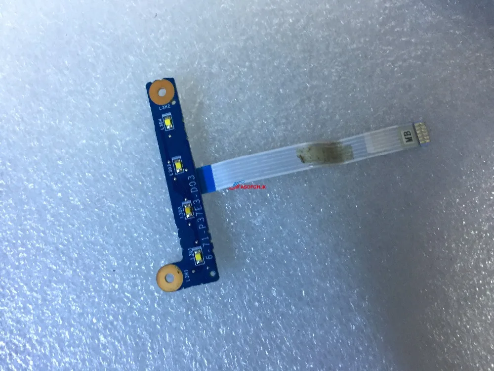 Original FOR Clevo P370EM LED Top Board with Cable 6-71-P37E3-D03 Test OK free shipping