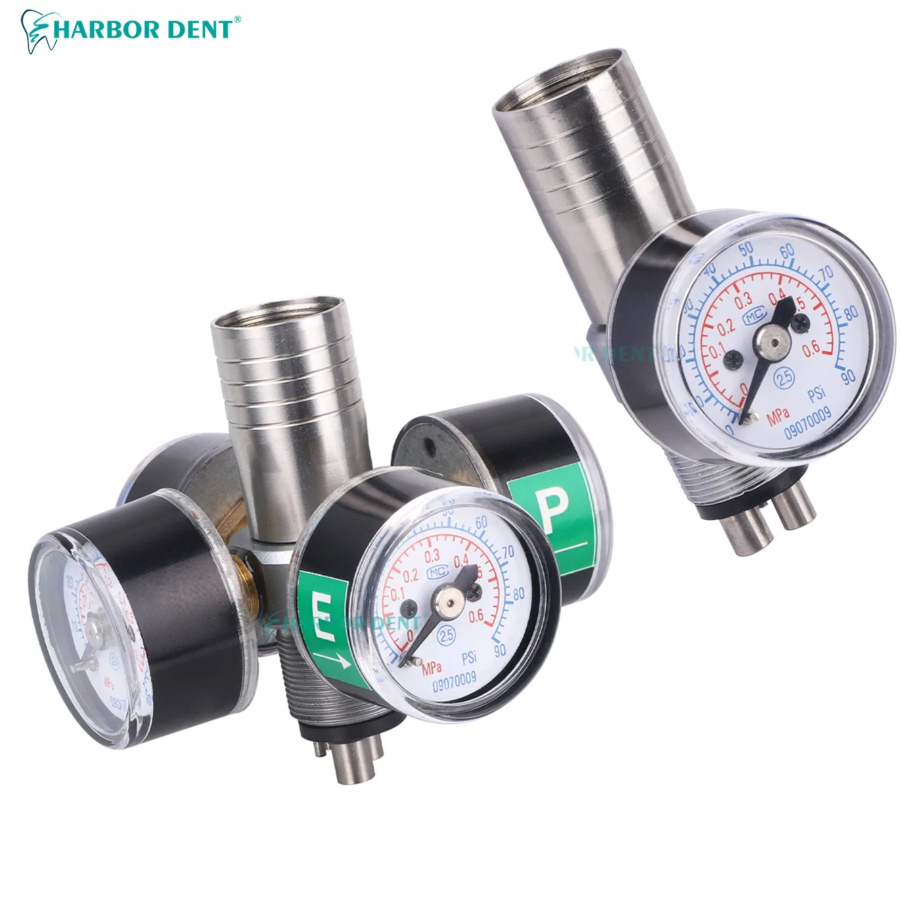 4 Holes Dental Handpiece Air Turbine Pressure Gauge Test  High/Low Speed Turbine Manometer Dentist Chair Unit Spare Part