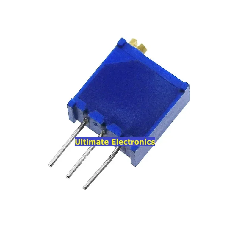 10Pcs 3296W 10R~2M Top Adjustment Multiturn Precision Adjustable Resistor/Potentiometer 3296W-101 102 103 104 105 201 202 203 ..