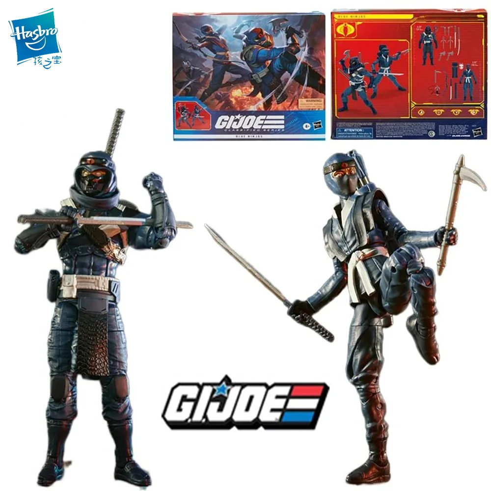 

Hasbro G.I.JOE Classified Series Blue Ninjas 6 Inches 16Cm Action Figure Anime Model Children's Toy Gifts Collect Toys