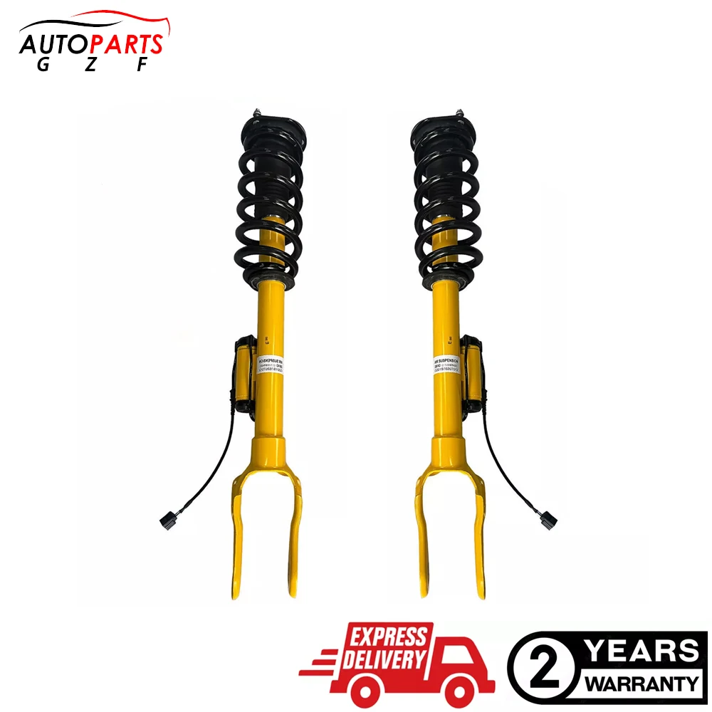 Pair Front Shock Absorber Struts Assembly ADS For Jeep Grand Cherokee SRT Sport