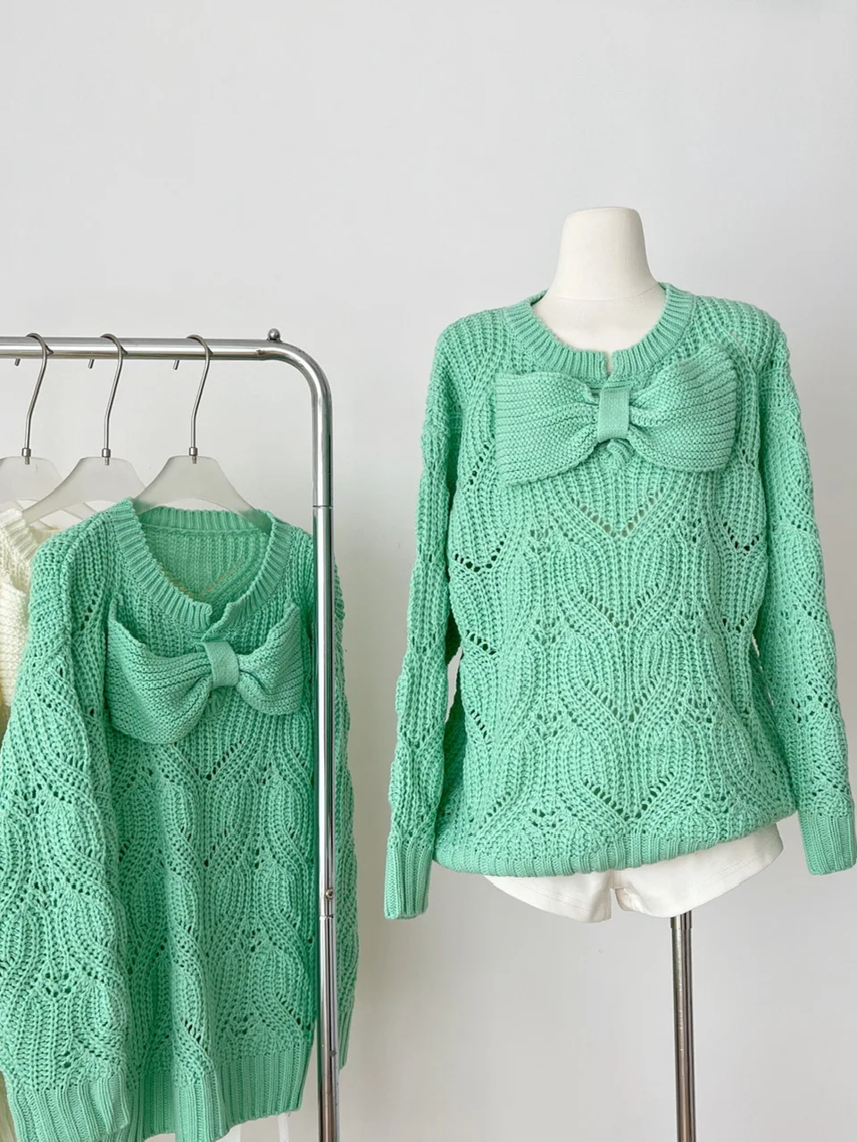 Sweet Lazy  Hair  Sweater Women's Autumn Winter Soft Cozy Design Versatile Outerwear Overhead Knitwear