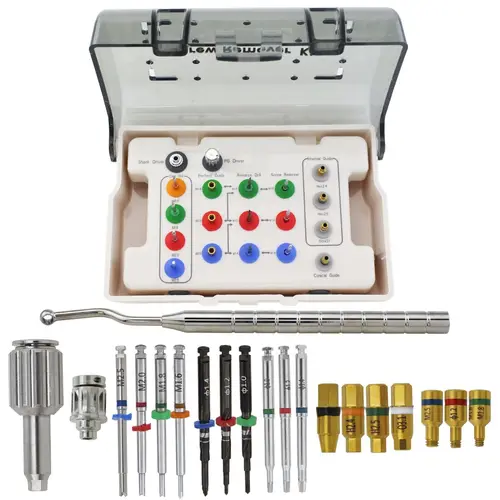Kit removedor de tornillos rotos fracturados para implante dental, taladro quirúrgico NeoBiotech SR