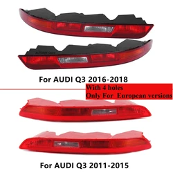 Luz traseira do amortecedor traseiro do carro vermelho, lâmpada reversa com lâmpadas para Audi Q3 2011-2015 2016-2018, 8U0945095B 8U0945096B 8UD945095 8UD945096