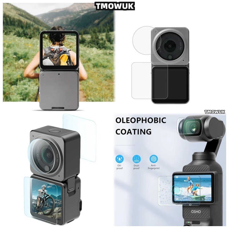 

For DJI Pocket 1 2 Osmo Pocket 3, Minimalist Design Screen Protector For Action 2 4 Pro.