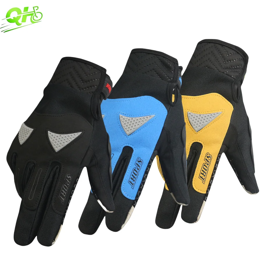 

Full Finger Motorcycle Gloves Cycling Shockproof Waterproof Windproof Anti Slip guantes moto Reflect Light Mountain Bike Gloves