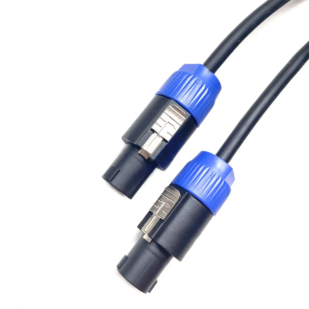 Speakon Male to Speakon Male Professional 2mm² DJ Speaker Cable with Twist Lock for Ohm Audio Stage Amplifier XLR Project