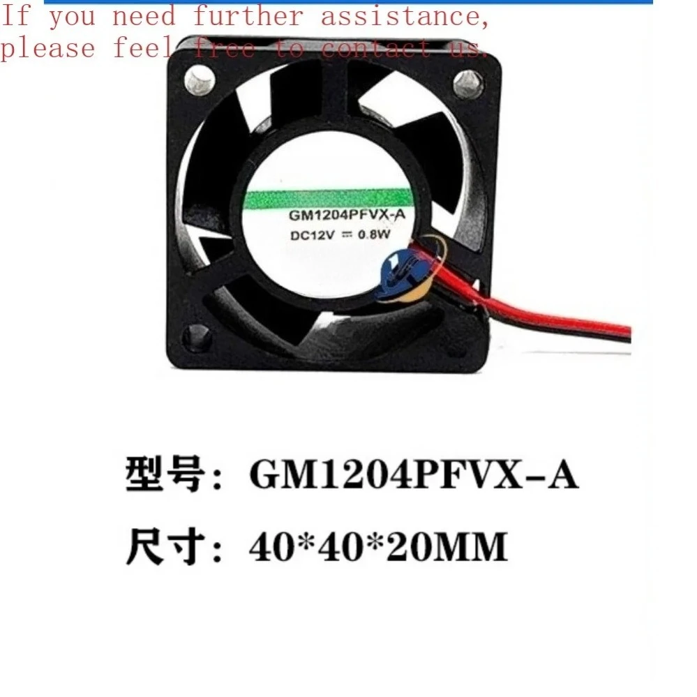 4CM 4010 DC Brushless Cooling Fan GM1204PFVX-A DC12V 2.4W 3 Wire Speed Detection For SUNON CPU PC Case Fan（002）