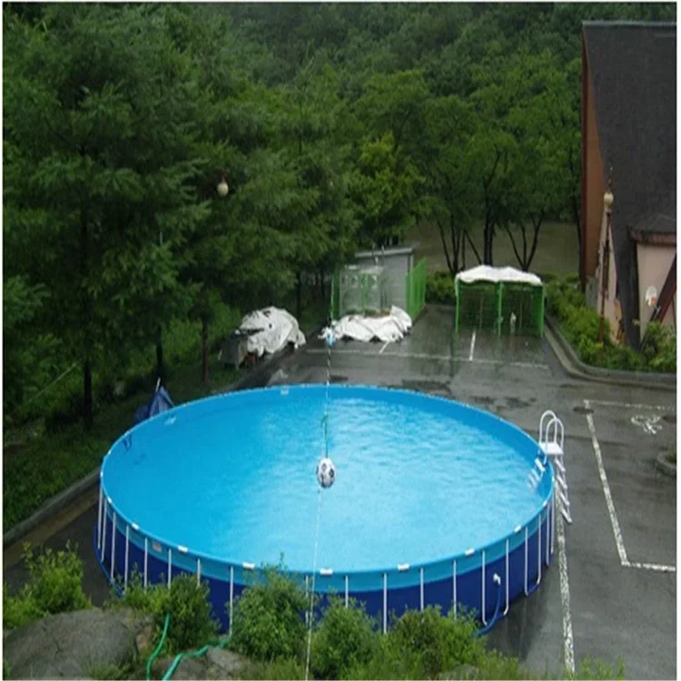 Hot Sale Portable Outdoor PVC/TPU Inflatable Steel Metal Frame Swimming Pool Fit Kids And Adult