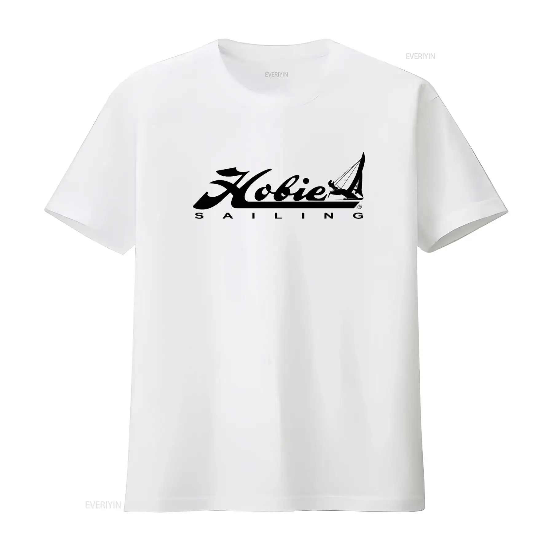 Camiseta gris para hombre Hobie Cat Sailing Kayak Sailboats, talla S-3XL, diseño clásico, tela premium, ajuste cómodo, estilo vintage lavado
