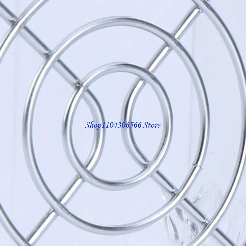 02DD Metal 80mm PC Kipas Kipas Kipas Pemasangan Guard Finger For Protection Cover, Pack