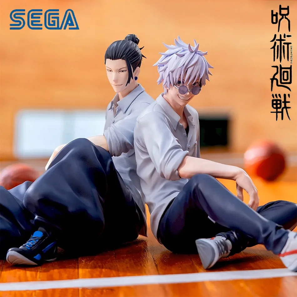 Original Echte Yumemirize Jujutsu Kaisen 10cm Gojo Satoru Geto Suguru Actionfigur PVC Kawaii Spielzeug Puppen