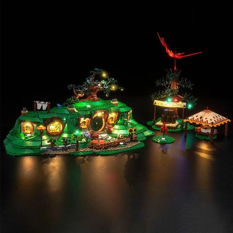 High-End Led Light Kit For Lego 10354 The Shire (Only Led Light,Without Blocks Model) Precision Design for Perfect Fit