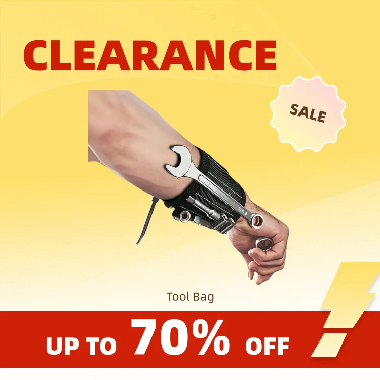 Clearance_Magnetic Wristband for Holding Screws Nails Drilling Bits Wrist Tool Holder Belts with Strong Magnets Cool Gadgets for