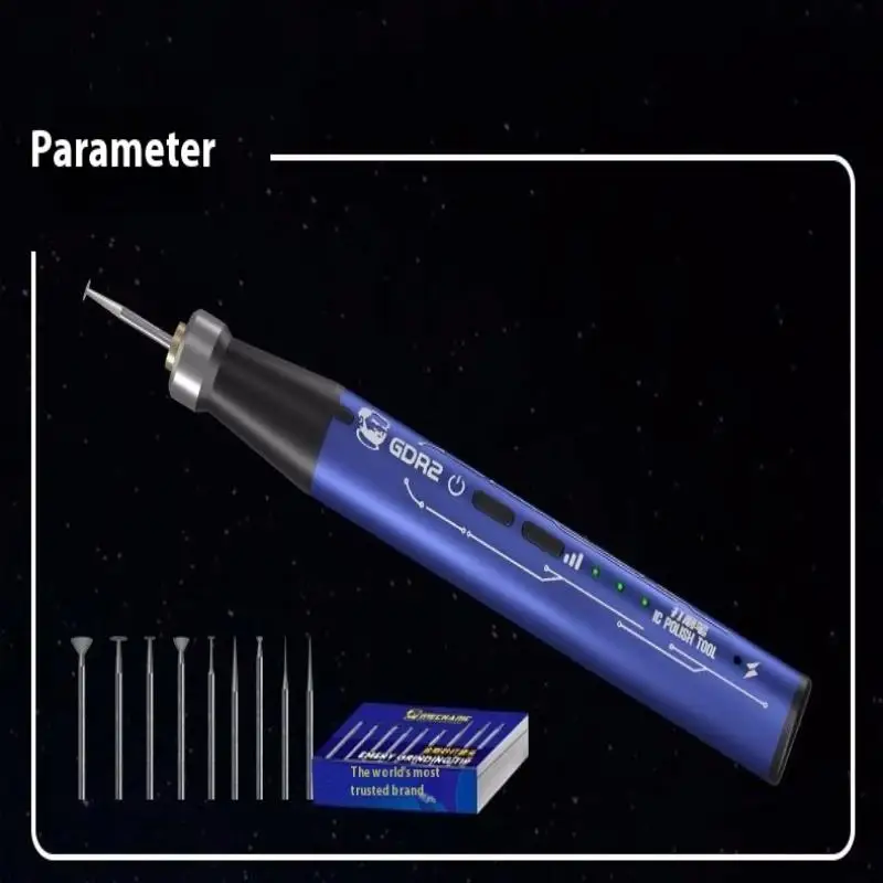 1Set Phone Repair Motherboard PCB IC CPU Cutting Polishing Pen Tool For MECHANIC GDR2 Multi-function Electric Polishing Pen