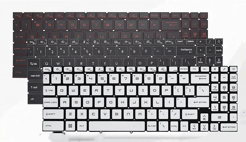 New  for   MSI Pulse GL66 GL76 Crosshair 15 17 A11UEK A11UCK A11UDK Backlit keyboard