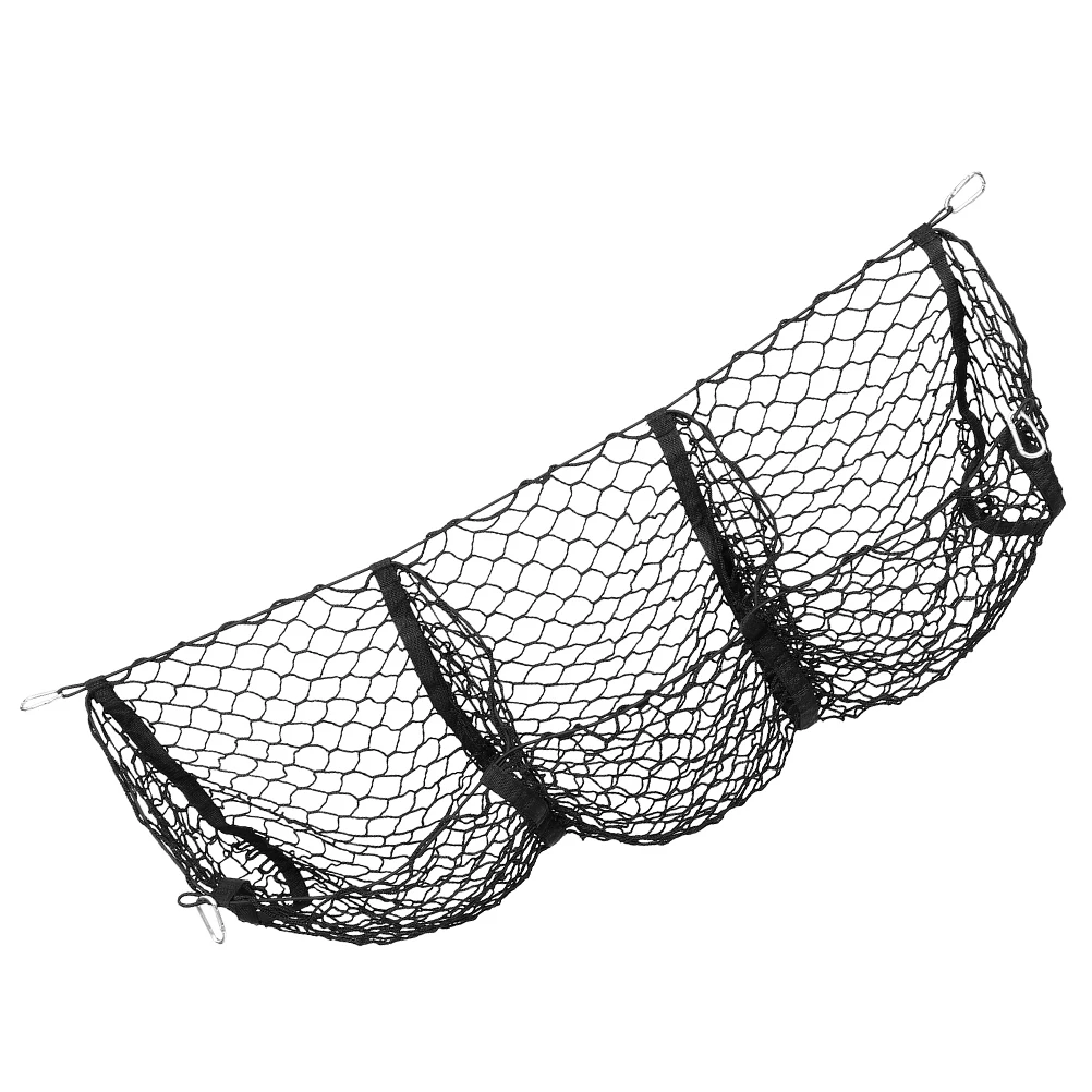 

Trunk Storage Capacity 4 Layers Car Cargo Net Mesh Net Bag SUV Truck Bed Organizer Mesh Pickup Truck Accessories Bag for Vehicle