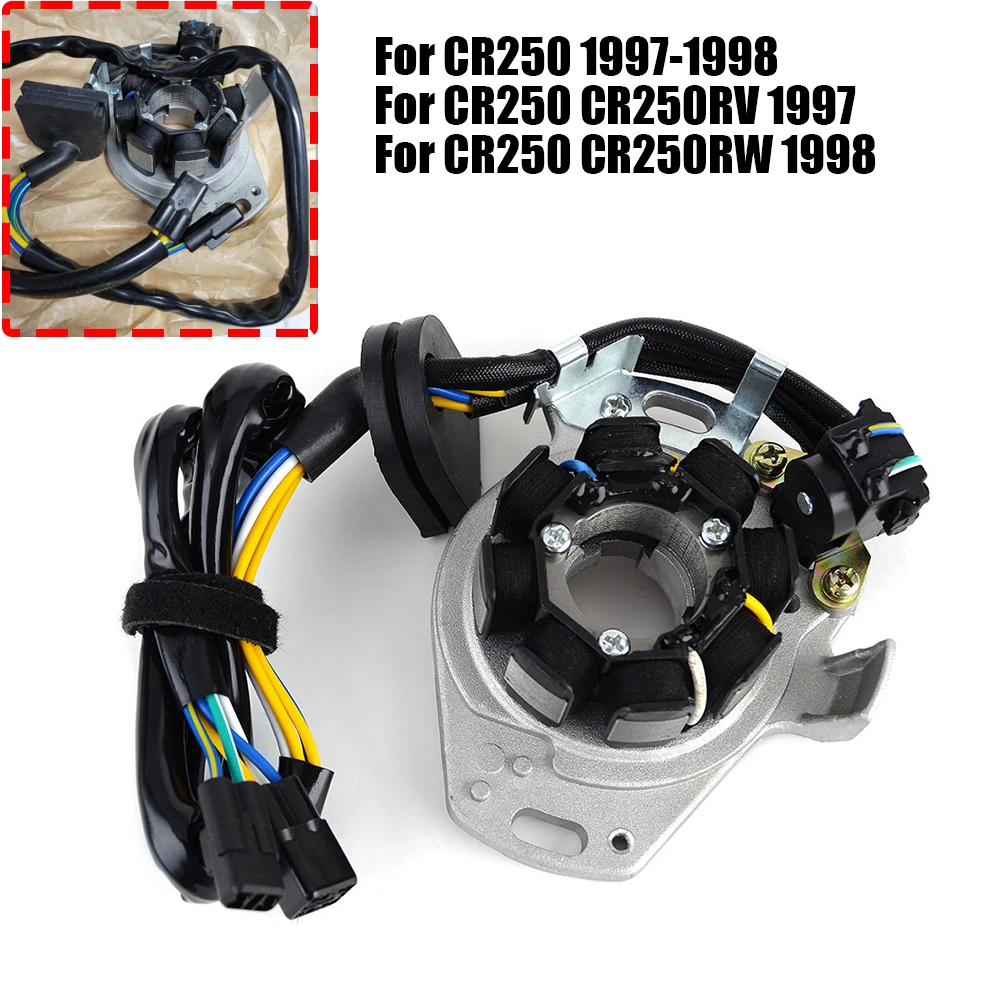 

Катушка статора для Honda CR250 CR250RV CR250RW 1998 1997 31100-KZ3-B01 CR 250 250RV 250RW