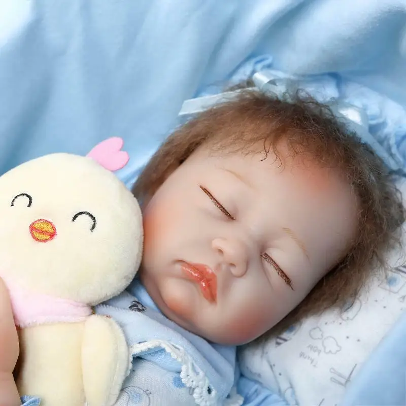 16'' Reborn Baby Handmade Alive Girl Doll Nursery Bebe Silicone Clothe Body Gift Toddler Boy Toys