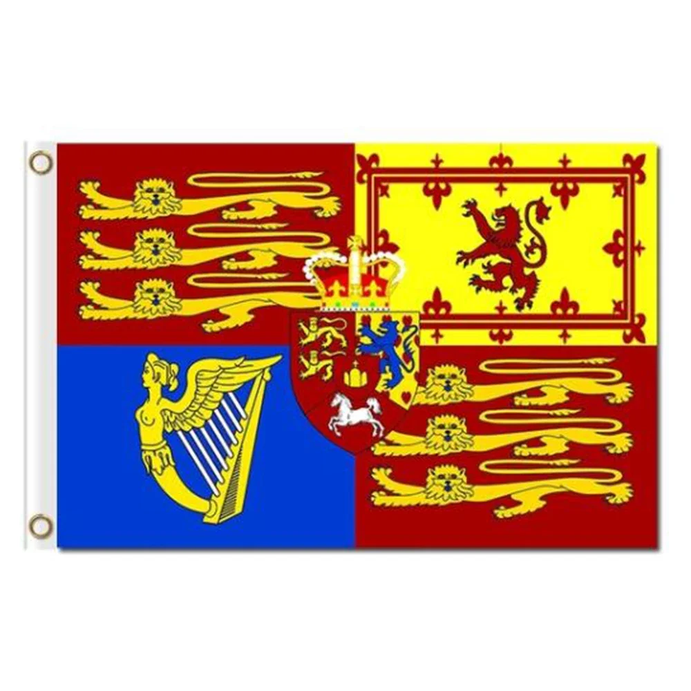 Royal Flag of the United Kingdom in Scotland 150X90cm (3x5FT) Polyester OR 2X3FT WITH Imperial Flag