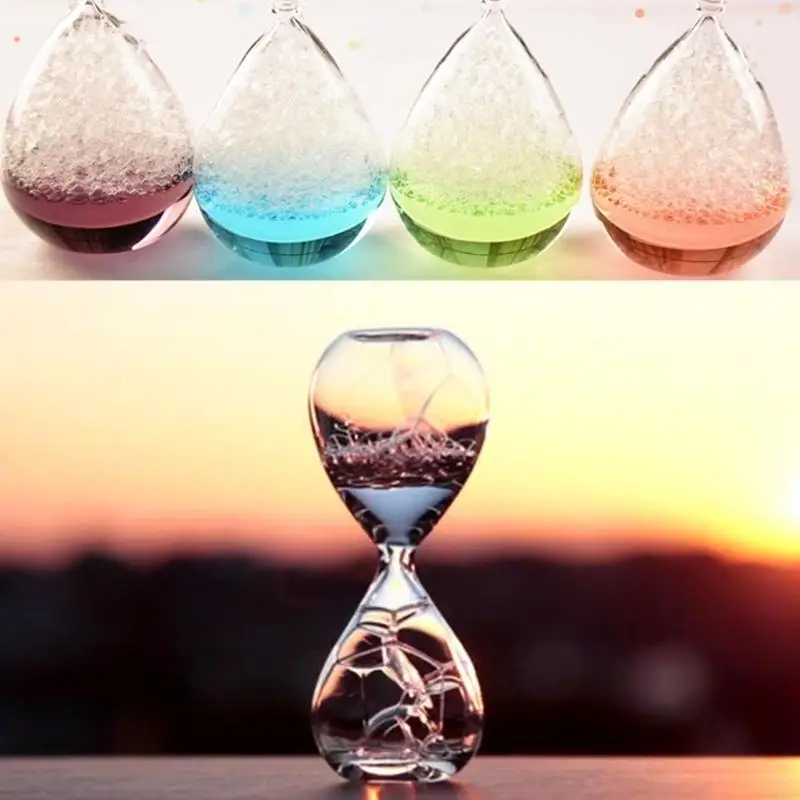 Liquid Motions Hourglasses Sand Timers Flowing Bubble Large Sand Timers for Improved Focuseds in Study Work 