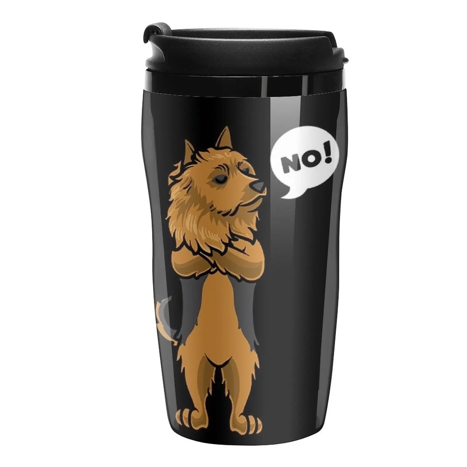 New Australian Terrier T-ShirtStubborn Australian Terrier Dog Travel Coffee Mug Espresso Mug Cup Coffe Coffee Bottle