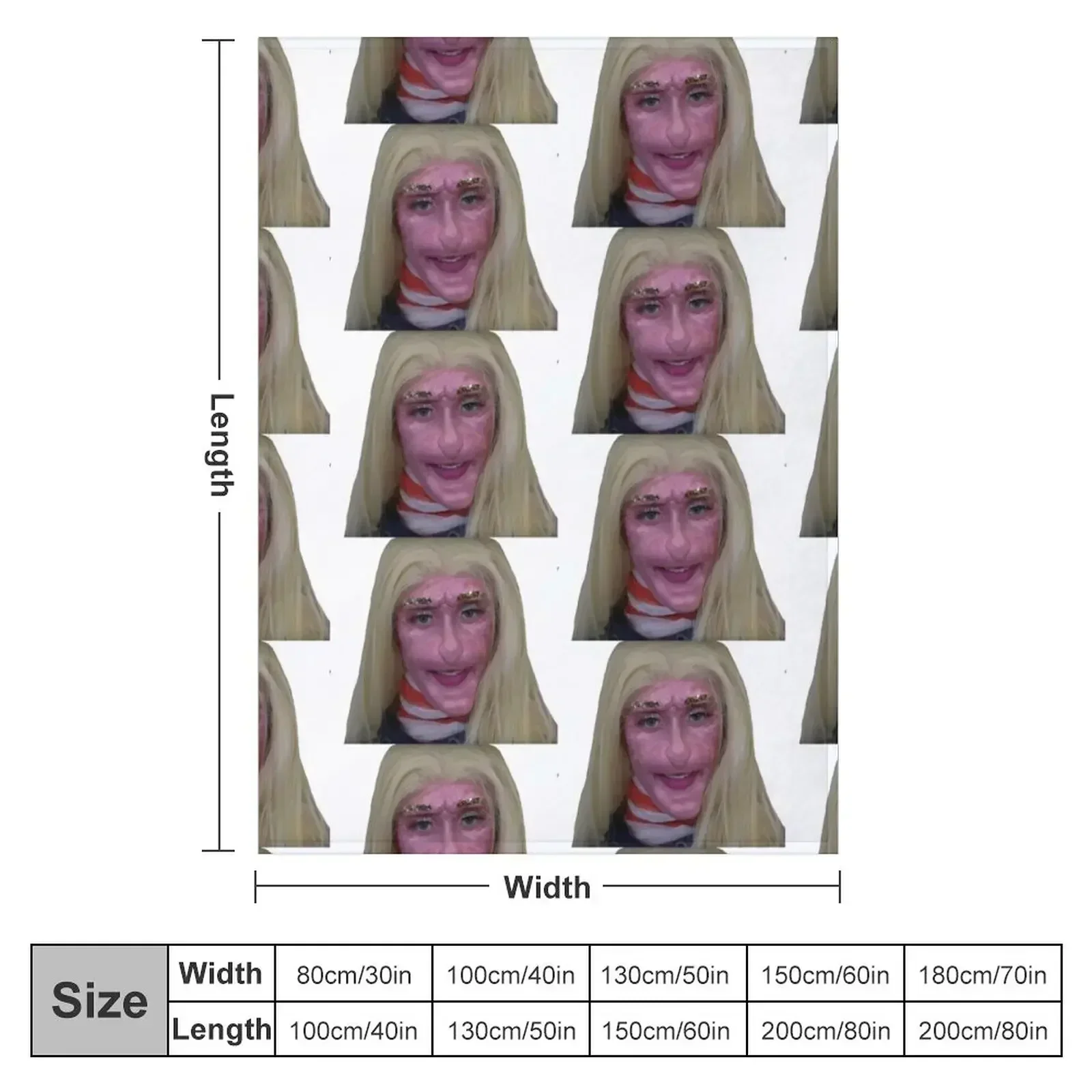 New Jenna marbles Rabwitch Throw Blanket couch cozy soft plush fuzzy picnic outdoor blanket