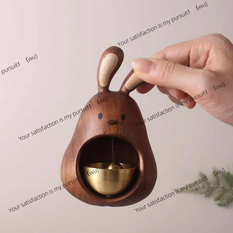Dopamine wind chimes pendant healing department rabbit decorative bell pendant doorbell housewarming gift Japanese copper bell