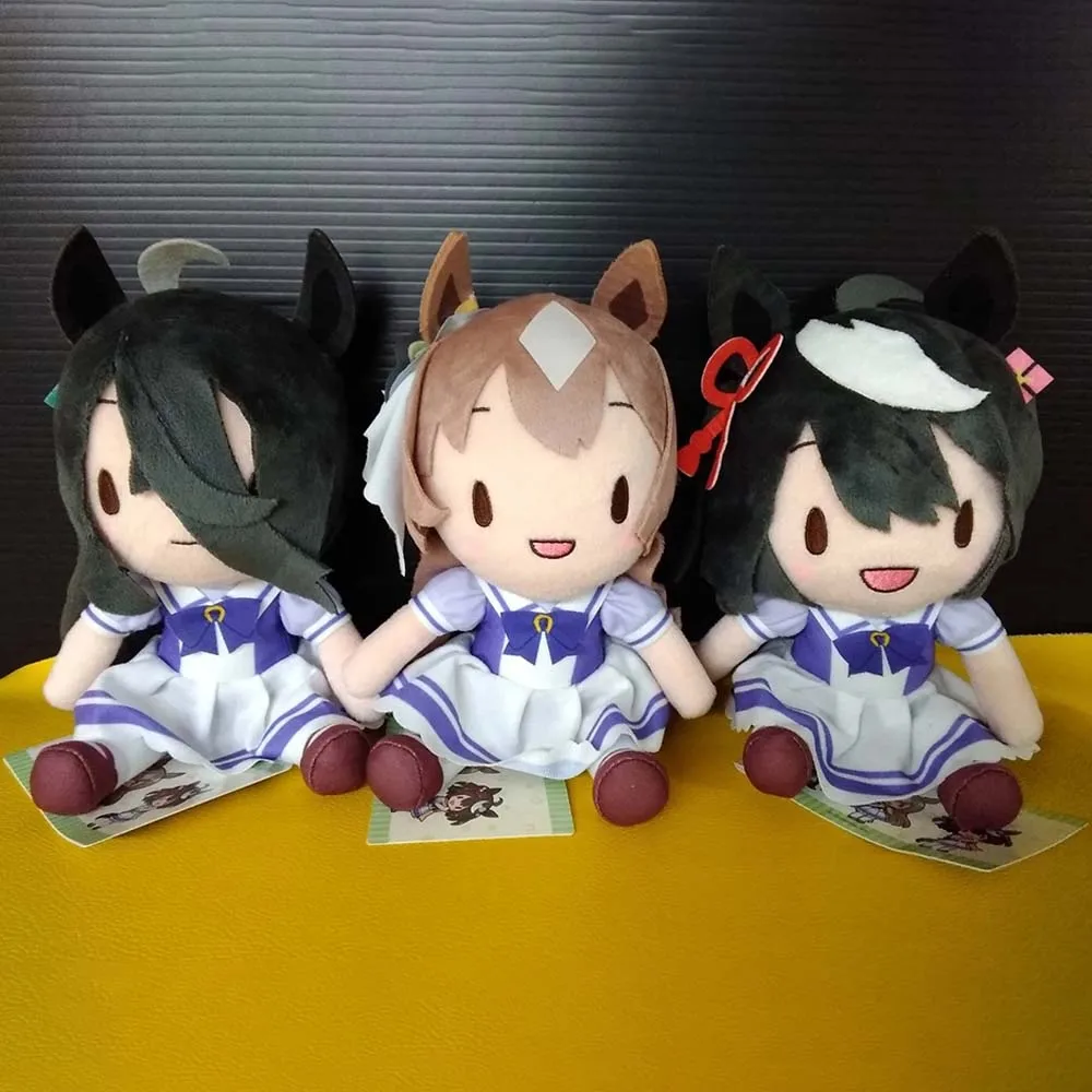 IN Stock Original SEGA Umamusume: Pretty Derby Fuwa Petit  Plush Doll Vol.1 Satono Diamond Kitasan Black Manhattan Cafe