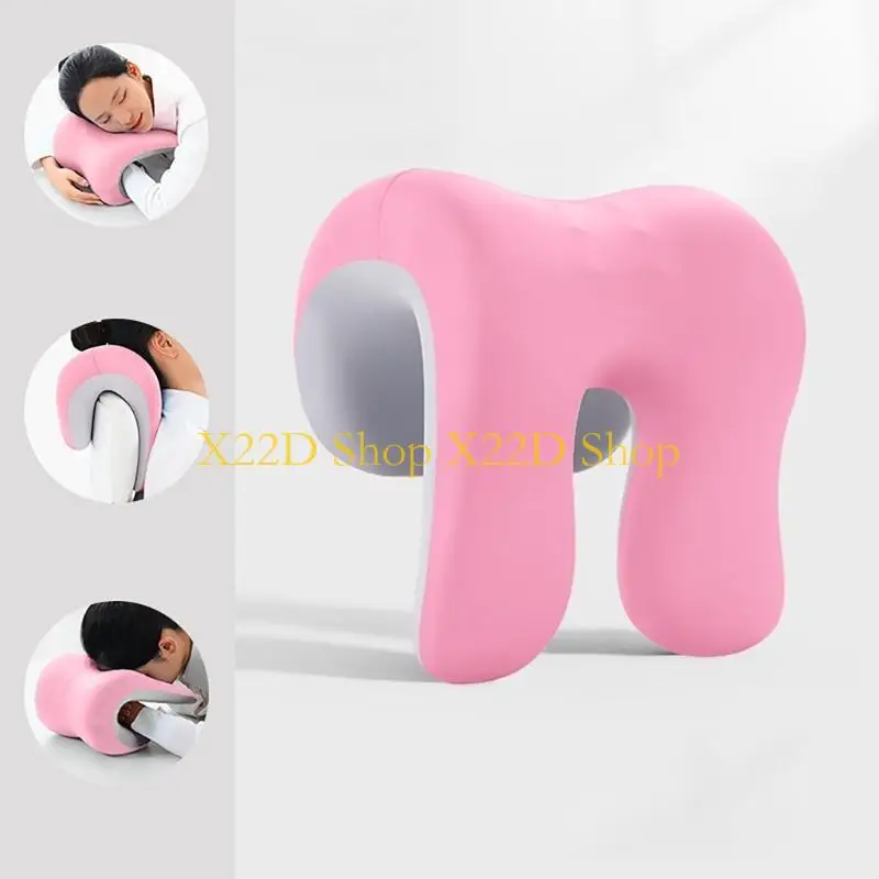 X22D Ergonomic Memory Foam Pillow for Desk Napping Orthopedic Neck Support for Students